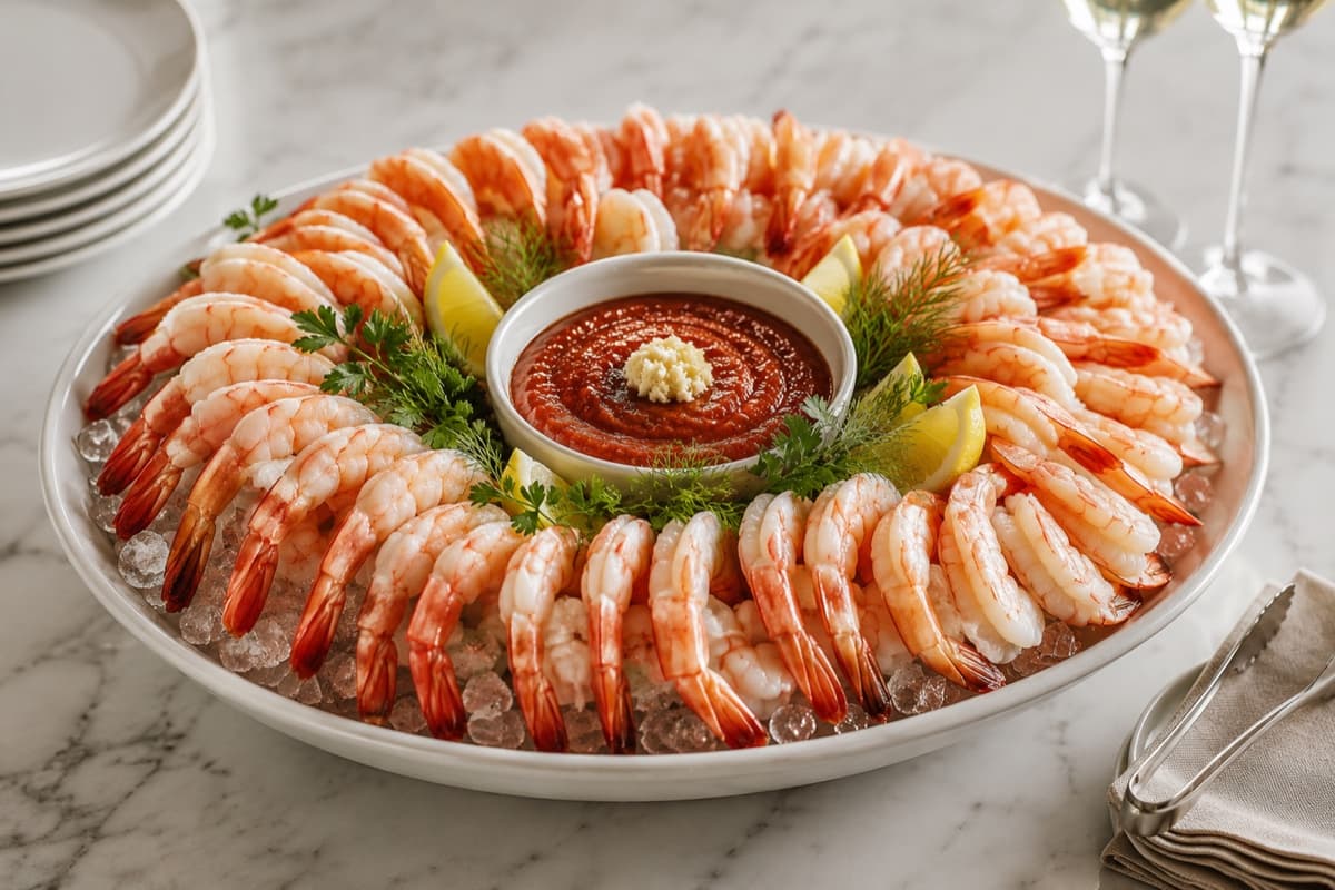 A reception spread