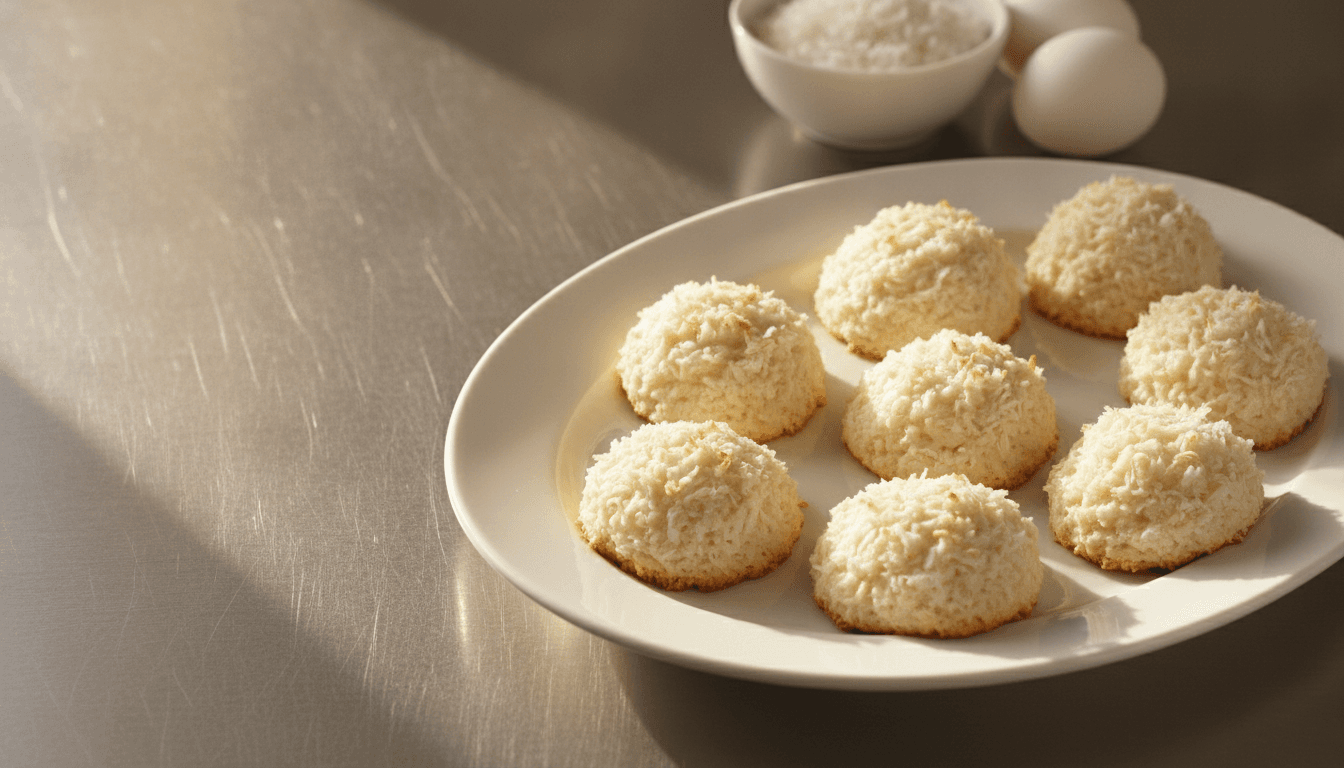 Aunt Mary Rose's Coconut Drop Cookies