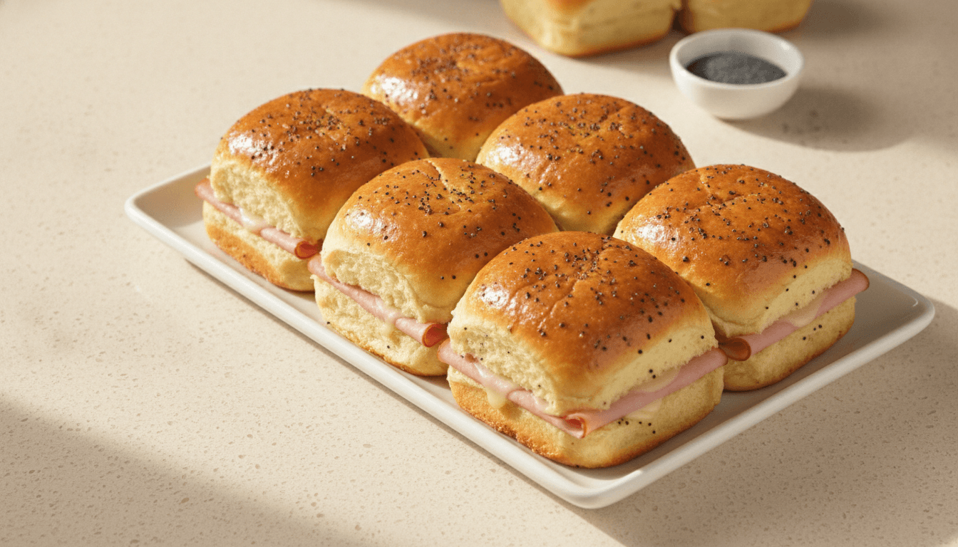 Baked Ham and Swiss Sliders
