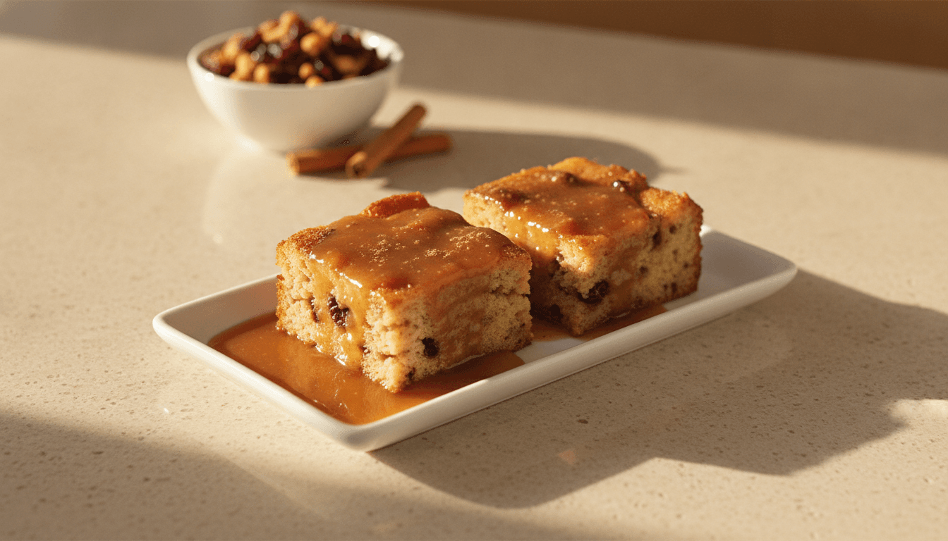 Bread Pudding with Bourbon Sauce